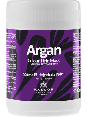 Kallos Cosmetics Argan Boyalı Saçlar Için Argan Yağlı Saç Bakım Maskesi 1000 ml