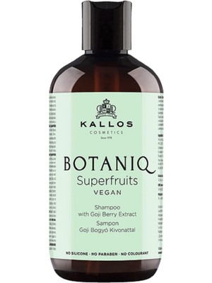 Kallos Cosmetics Botaniq Süperfruits Meyve Kompleksli Canlandırıcı Vegan Şampuan 300 ml