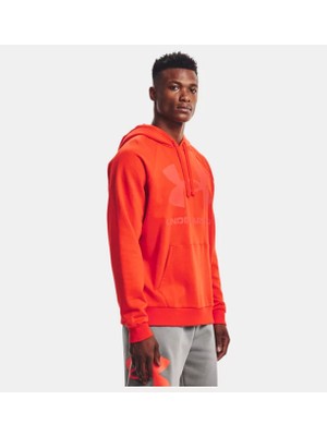 Under Armour Erkek UA Rival Fleece Big Logo Kapüşonlu Üst 1357093-296