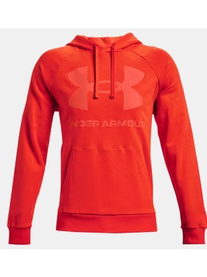 Under Armour Erkek UA Rival Fleece Big Logo Kapüşonlu Üst 1357093-296