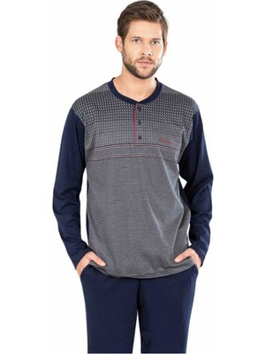 Pierre Cardin 5472 Erkek Jakarlı Pijama 22K
