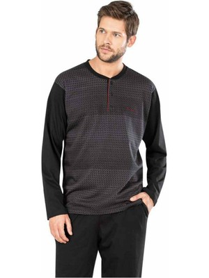 Pierre Cardin 5464 Erkek Jakarlı Pijama 22K