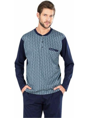 Pierre Cardin 5469 Erkek Jakarlı Pijama 22K