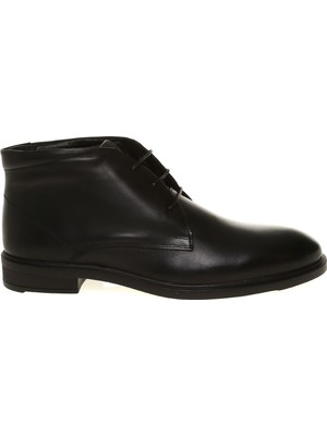 Fabrika Deri Siyah Erkek Bot RANDAL