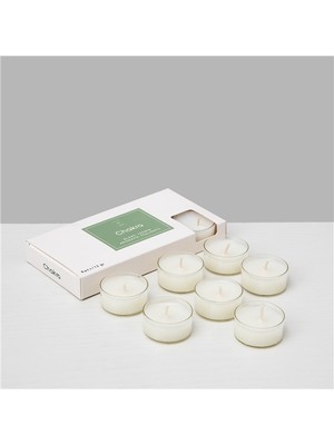 Chakra Blanc Yasmin 8 Li Tealight Mum Natural