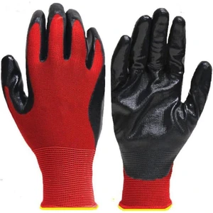 Ergonomik Kullanımı Rahat Nitril Bahçe Eldiveni (1 Çift)