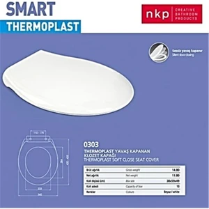 Smart Thermoplast Yavaş Kapanır Klozet Kapağı