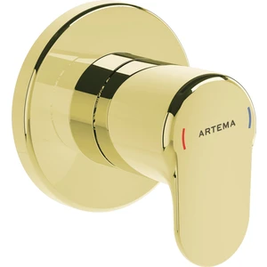 Root Round A4273023 Ankastre Stop Valf, Sıva Üstü, Altın