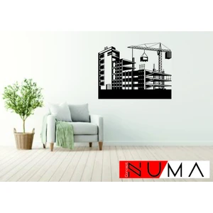 Numa Concept Inşaat Duvar Tablosu-Mühendis-Mimar Dekoratif TABLO-MDF-39X30