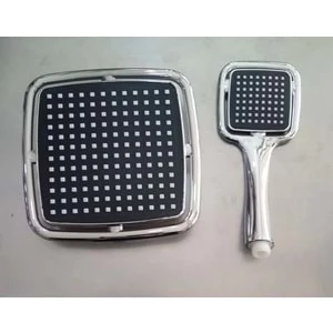 Robot Duş Tepe Başlığı Takım Siyah Kare Büyük Duş
