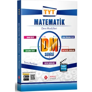 Sonuç Yayınları TYT Matematik Dm Ders Modülleri Soru Bankası