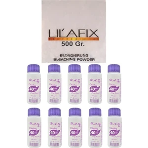 Oksidan 40 Volüm 60 Ml. (10 Ad.) + Lilafix Toz Saç Açıcı Oryal 500 Gr.