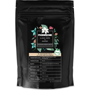 El Salvador Finca La Joya Red Bourbon Yöresel Kahve 250 gr