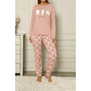 Lady Secret Mercan Kadın Pijama Takımı Pamuklu