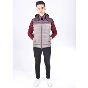 21K200 Kapşonlu Şişme Yelek/vizon/xxl
