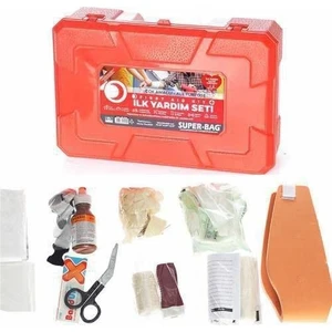 Super-Bag Araç Ilk Yardım Seti ve Çantası Yönetmeliğe Uygun Içi Dolu