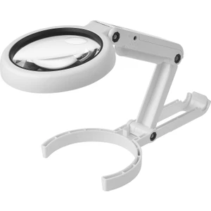 5X/10X El Masası Büyüteç LED Işıklı ve Standlı USB (Yurt Dışından)