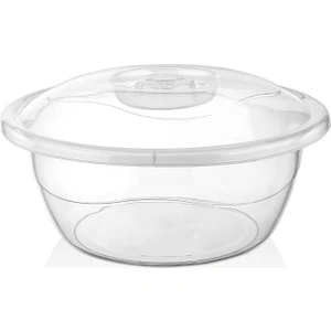 Sev Plastik Kapaklı Hamurluk 7.0 Lt Şeffaf