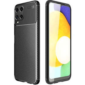 Case 4U M32 Kılıf Rugged Armor Karbon Desenli Lüx Negro Silikon Arka Kapak Siyah