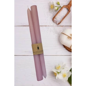 Royal Mum Şamdan Mum - Lila Renk -  2 Adet