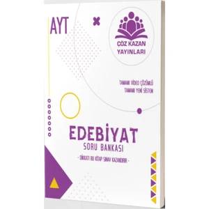 Çöz Kazan Yayınları AYT 2022 Edebiyat Soru Bankası