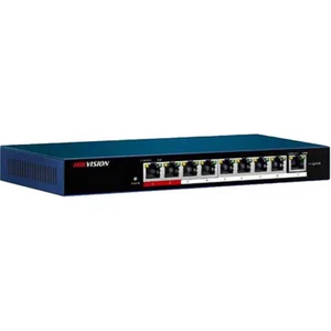 Hıkvısıon DS-3E0109P-E/M 9port 10/100, 8x Poe 58W, Yönetilemez Switch