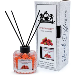 Lion Francesco Perfume Lion Francesco Reed Diffuser Strawberry Bambu Çubuklu Oda Kokusu 150 ml