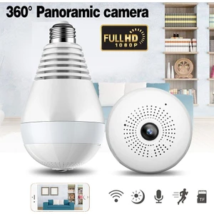 Ip-28 Ampul Şeklinde 360 Derece Panoramik Wifi Ağ Ip Kamera