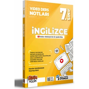 Benim Hocam Yayınları 7. Sınıf Ingilizce Video Ders Notları