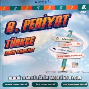 Netbil Yayınları 8. Sınıf Türkçe Periyot Soru Bankası