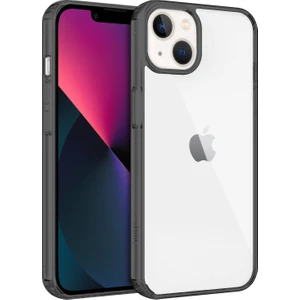 Buff Apple iPhone  13 Mini Air Hybrid Kılıf Smoke Black