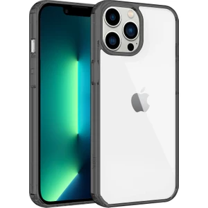 Buff iPhone 13 Pro Max Air Hybrid Kılıf Smoke Black