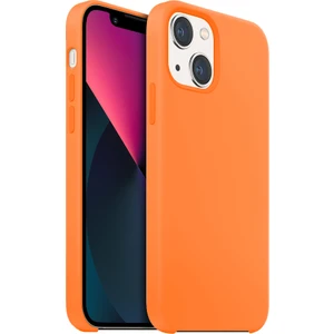 Buff iPhone 13 Mini Rubber Fit Kılıf Light Orange