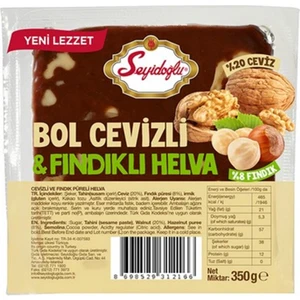Bol Cevizli ve Fındıklı Helva 350 gr