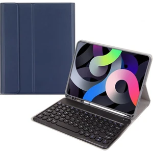 Gold 3c Samsung Galaxy Tab S7 Için 11 Inç 2020 (MODEL:SM-T870 SM-T875 SM-T878) Tablet Yuvarlak Tuş Klavye Kılıfı (Yurt Dışından)