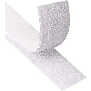 Dünya Yün - Cırt Bant Çift Taraflı Takım 2 cm 2 Metre Beyaz
