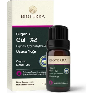 Organik Gül Uçucu Yağı 5 ml (Gül Yağı)