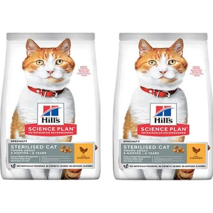 Sterilised Kısırlaştırılmış Tavuklu Kedi Maması 1,5 kg 2 Adet