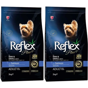 Plus Küçük Mini Irk Somonlu Yetişkin Köpek Maması 3 kg 2 Adet
