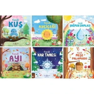 Doğanın Eşsiz Hikayeleri Serisi 6 Kitap Set - Küçük Kuş - Küçük Ayçiçeği - Küçük Yağmur Damlası - Küçük Ayı - Küçük Kar Tanesi - Küçük Meşe Palamudu