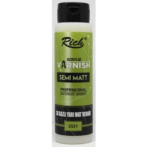 Yarı Mat Vernik Su Bazlı 500 cc