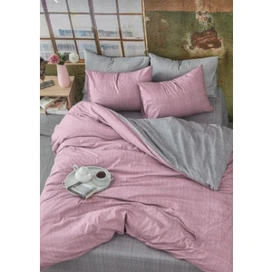 Sedalı Home Pamuklu Çift Kişilik Düz Renk Çift Yönlü Nevresim Takımı