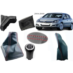 Vts Körük Opel Astra H Vites Körüğü + El Freni Körüğü + Vites Topuzu 5 Ileri Kırmızı Dikiş