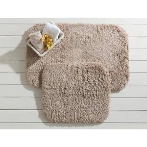 Madame Coco Sheep Banyo Paspası - Toprak  - 50 x 80+45 x 50 cm