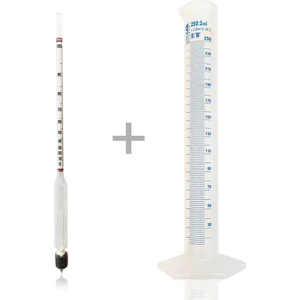 0-100 Alkolmetre Hidrometre ve Mezür Seti