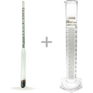 Alla Dual 0-100 Alkolmetre ve Cam Mezür 250ML Set
