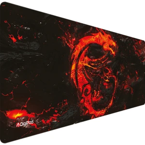 Gaming Oyuncu Mousepad  90X40 XXL  Kaymaz Taban KIZIL EJDERHA 4mm Kalınlık