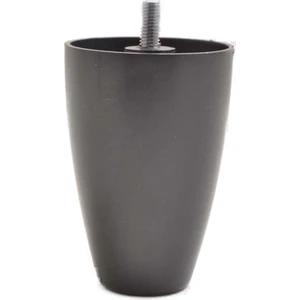 Armut Plastik Baza Ayağı Koltuk - Kanepe Ayağı 8 Adet Siyah 10 cm 3/8 Vida (Vida Ölçüsüne Dikkat)