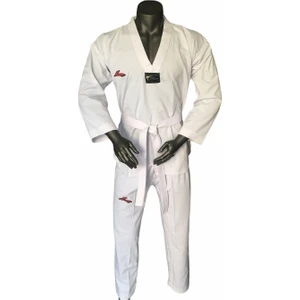 Beyaz Yaka Taekwondo Elbisesi