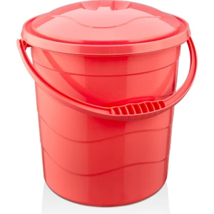 Sev Plastik 4 No Renkli Kapaklı Su Kovası 15 Lt